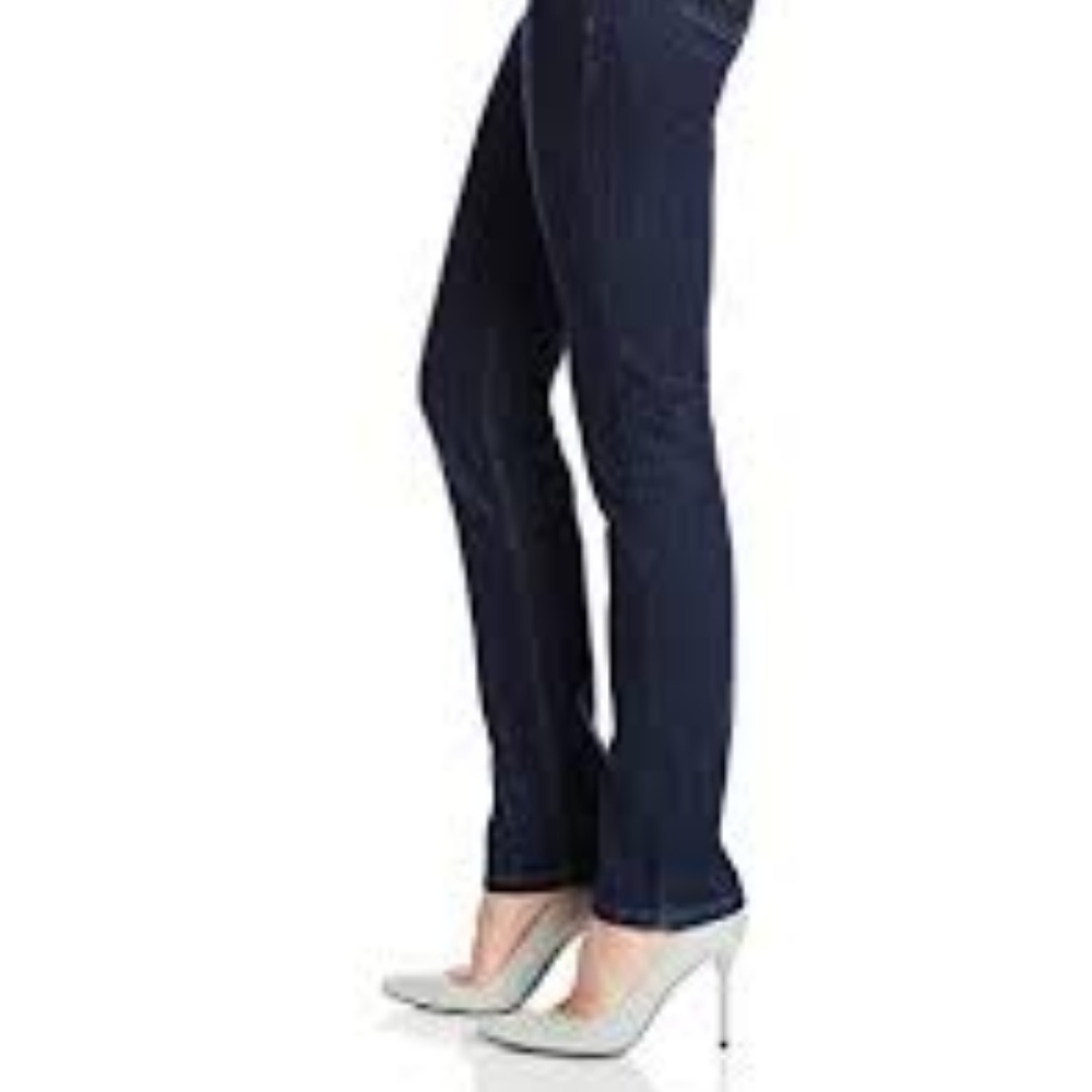 GAP 518 straight leg dark jeans